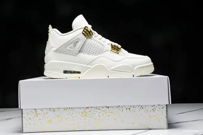 Reps LUCY 4 Retro Jordan Metallic Gold AQ9129-170 0525
